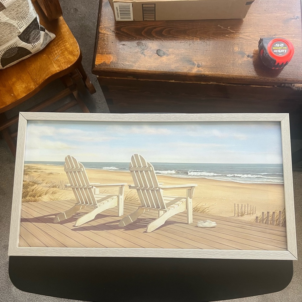 Beach Scene Framed Wall Art